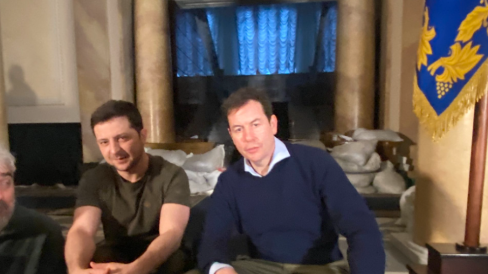 zelenski σε cnn και reuteres